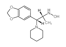 N-[(1R,2R)-1-benzo[1,3]dioxol-5-yl-1-(1-piperidyl)propan-2-yl]hydroxylamine结构式