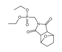 2-(diethoxyphosphorylmethyl)-3a,4,5,6,7,7a-hexahydro-octahydro-1H-4,7-epoxyisoindole-1,3-dione Structure