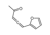 3,4-Pentadien-2-one, 5-(2-furanyl)- (9CI)结构式