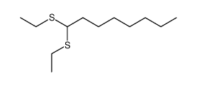 1,1-bis-ethylsulfanyl-octane Structure