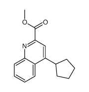 methyl 4-cyclopentylquinoline-2-carboxylate Structure