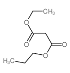 Propanedioic acid, 1-ethyl 3-propyl ester结构式