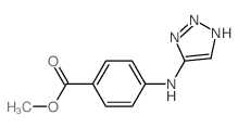 methyl 4-(2H-triazol-4-ylamino)benzoate结构式