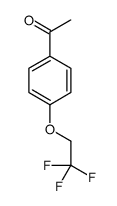 1-[4-(2,2,2-三氟乙氧基)苯基]乙酮结构式