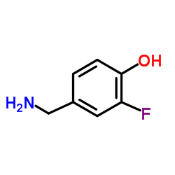 4-(Aminomethyl)-2-fluorophenol Structure