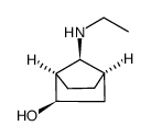 Bicyclo[2.2.1]heptan-2-ol, 7-(ethylamino)-, (1R,2R,4R,7S)- (9CI) Structure