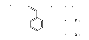 trimethyl-(2-phenyl-1-trimethylstannylethenyl)stannane Structure