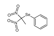 phenyl 1,1-dinitroethyl selenide Structure