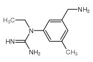 Guanidine, N-[3-(aminomethyl)-5-methylphenyl]-N-ethyl- (9CI)结构式