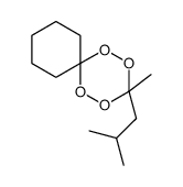 1,2,4,5-Tetraoxaspiro[5.5]undecane,3-methyl-3-(2-methylpropyl)-(9CI)结构式