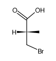 (S)-β-bromo-isobutyric acid Structure