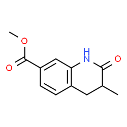 7-Quinolinecarboxylicacid,1,2,3,4-tetrahydro-3-methyl-2-oxo-,methylester(9CI)结构式