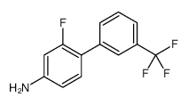 [1,1'-Biphenyl]-4-amine, 2-fluoro-3'-(trifluoromethyl) Structure