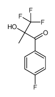 3,3,3-trifluoro-1-(4-fluorophenyl)-2-hydroxy-2-methylpropan-1-one Structure