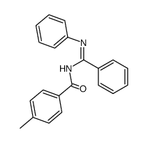 N-phenyl-N'-p-methylbenzoyl-benzamidine Structure