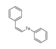 [(Z)-2-(phenyltellanyl)vinyl]benzene Structure