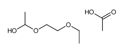 acetic acid,1-(2-ethoxyethoxy)ethanol Structure