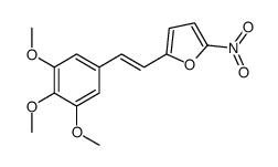 2-nitro-5-[2-(3,4,5-trimethoxyphenyl)ethenyl]furan Structure