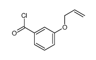Benzoyl chloride, 3-(2-propenyloxy)- (9CI) Structure