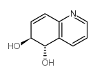 5,6-Quinolinediol, 5,6-dihydro-, trans- Structure