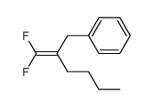 2-benzyl-1,1-difluorohex-1-ene Structure