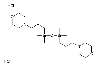 [dimethyl(3-morpholin-4-ylpropyl)silyl]oxy-dimethyl-(3-morpholin-4-ylpropyl)silane,dihydrochloride结构式