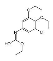 ethyl N-(3-chloro-4,5-diethoxyphenyl)carbamate Structure