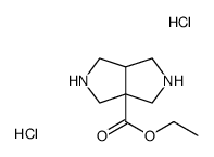 ethyl octahydropyrrolo[3,4-c]pyrrole-3a-carboxylate structure