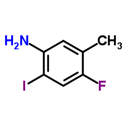 4-氟-2-碘-5-甲基苯胺结构式