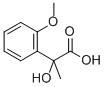 benzeneacetic acid, a-hydroxy-2-methoxy-a-methyl-结构式