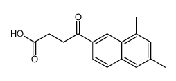 4-(6,8-dimethyl-[2]naphthyl)-4-oxo-butyric acid Structure