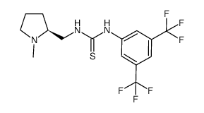 (S)-1-[3,5-bis(trifluoromethyl)phenyl]-3-[(1-methylpyrrolidin-2-yl)methyl]thiourea结构式
