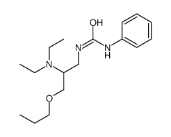 1-(2-diethylamino-3-propoxy-propyl)-3-phenyl-urea Structure