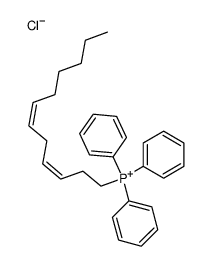 ((3Z,6Z)-dodeca-3,6-dien-1-yl)triphenylphosphonium chloride结构式
