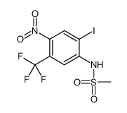 N-[2-iodo-4-nitro-5-(trifluoromethyl)phenyl]methanesulfonamide结构式