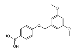 4-(3,5-dimethoxybenzyloxy)phenylboronic acid structure