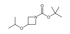 3-ISOPROPOXY-AZETIDINE-1-CARBOXYLIC ACID TERT-BUTYL ESTER Structure