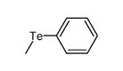 Benzene, (methyltelluro)- structure