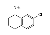 7-chloro-1,2,3,4-tetrahydronaphthalen-1-amine structure