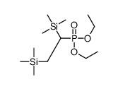 (1-diethoxyphosphoryl-2-trimethylsilylethyl)-trimethylsilane Structure