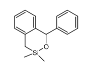 3,3-dimethyl-1-phenyl-1,4-dihydro-2,3-benzoxasiline结构式