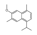 7-methoxy-1,6-dimethyl-4-propan-2-ylnaphthalene Structure