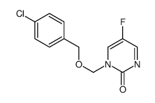 1-[(4-chlorophenyl)methoxymethyl]-5-fluoropyrimidin-2-one Structure
