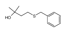 4-benzylsulfanyl-2-methyl-butan-2-ol Structure