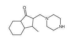 3-methyl-2-(piperazin-1-ylmethyl)-2,3,3a,4,5,6,7,7a-octahydroinden-1-one Structure