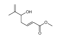 methyl 5-hydroxy-6-methylhepta-2,6-dienoate结构式