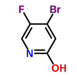 2-羟基-4-溴-5-氟吡啶结构式