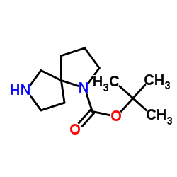 tert-Butyl-1,7-diazaspiro[4.4]nonan-1-carboxylat Structure