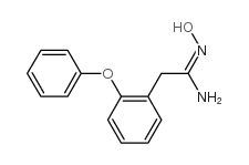 n-hydroxy-2-(2-phenoxy-phenyl)-acetamidine结构式