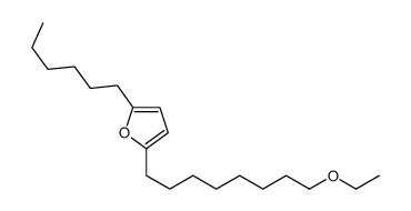 2-(8-ethoxyoctyl)-5-hexylfuran Structure
